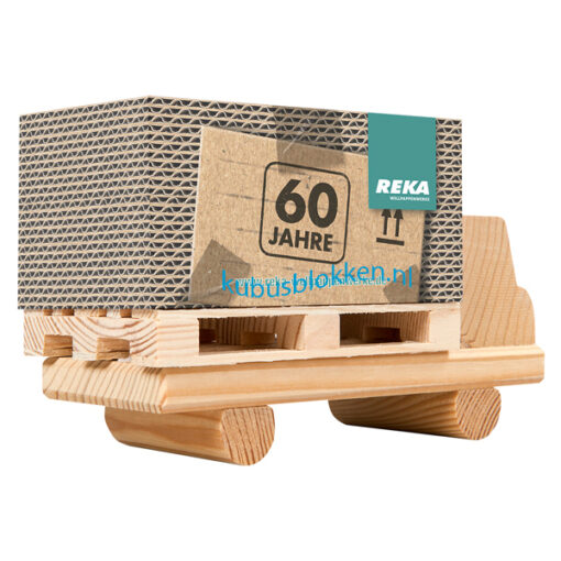 houten vrachtwagen met palletblok